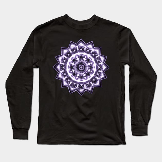 PURPDALA Long Sleeve T-Shirt by Mandaladots